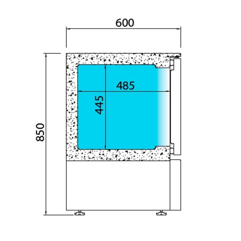 Comprar Escarchador de copas y vasos puerta cristal Infrico ESC50CR en Pepebar