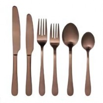 Cuchillo de mesa Olympia Cyprium 12 ud. HC340 - Pepebar Cuchillo de mesa Olympia Cyprium 12 ud. HC340 - Catálogo Cubertería Inox Cobre Cyprium 18-0