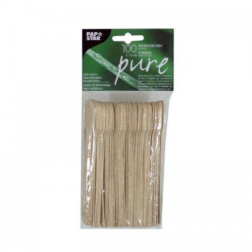 Comprar 100 Removedores, madera biodegradable gama Pure 13 cm en Pepebar