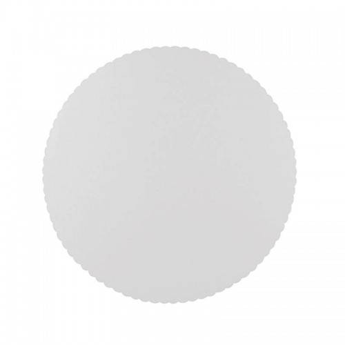 6 Bases de cartón para tarta biodegradable gama Pure redondo Ø 28 cm blanco con borde dentado Comprar 6 Bases de cartón para tarta biodegradable gama Pure redondo Ø 28 cm blanco con borde dentado en Pepebar