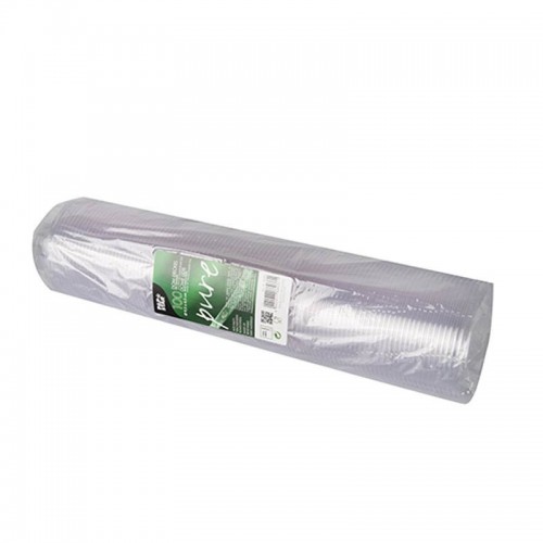 Comprar 100 Tapa, PLA biodegradable gama Pure redondo Ø 9,5 cm · 4,5 cm transparente con agujero en Pepebar