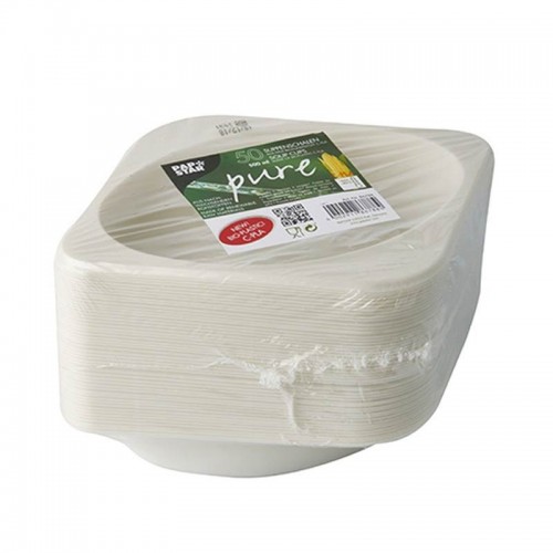 50 Soperas, C-PLA biodegradable gama Pure 500 ml 4 cm x 23 cm x 18 cm blanco con asa Comprar 50 Soperas, C-PLA biodegradable gama Pure 500 ml 4 cm x 23 cm x 18 cm blanco con asa en Pepebar