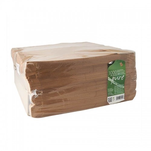Comprar 1000 Bolsas de pan plegables, con ventana de PLA biodegradable gama Pure 30 cm x 16 cm x 6 cm marrón en Pepebar