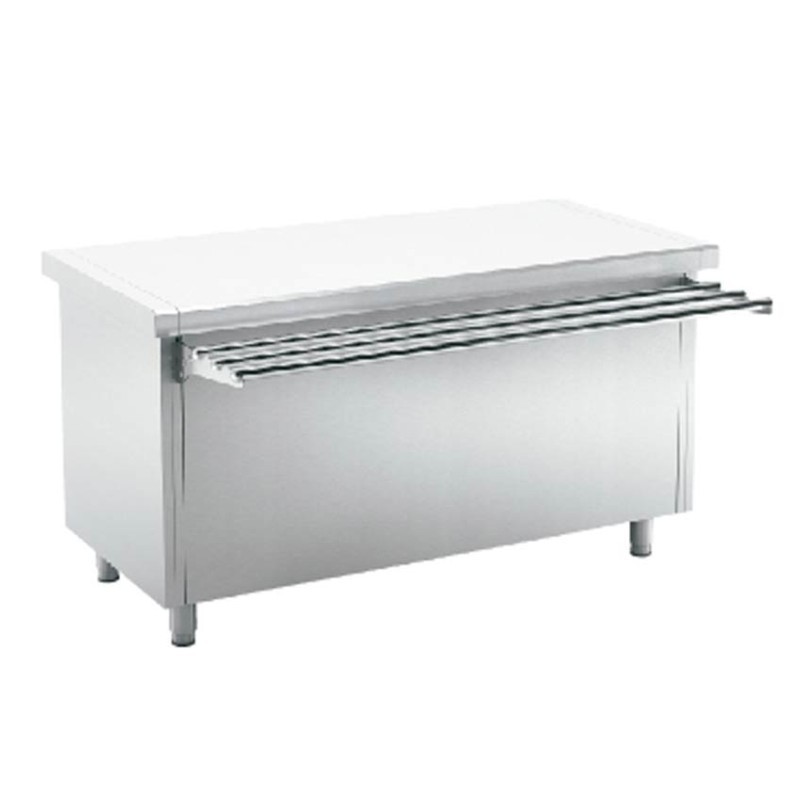 Comprar Mesa caliente acero inoxidable Infrico distintos anchos SSNEC en Pepebar