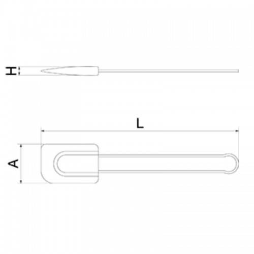 Comprar Espátula de acero inox y silicona en Pepebar