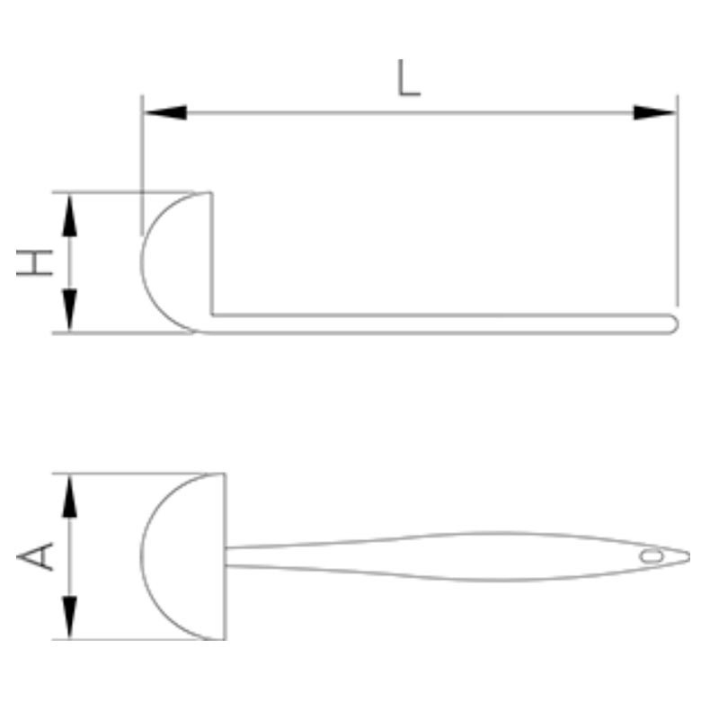 Comprar Cazo cucharón de acero inoxidable para salsas en Pepebar