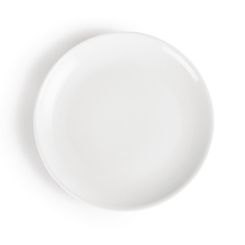 Comprar Plato Coupe porcelana blanca Varios tamaños Olympia en Pepebar