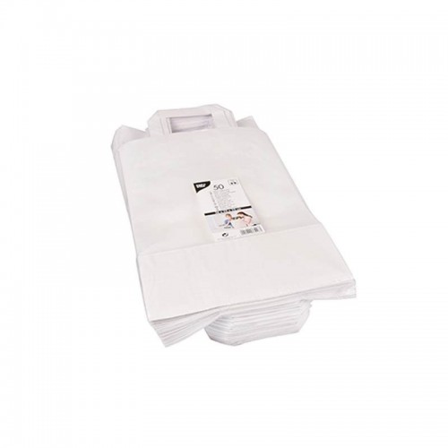 Comprar 50 Bolsas de papel con asa 36 cm x 22 cm x 10 cm en Pepebar