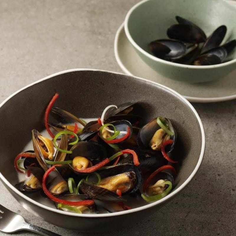 Comprar Cuencos hondos color carbón Olympia Chia 210mm 6uds. DR816 en Pepebar