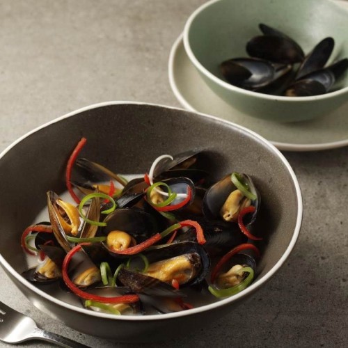 Comprar Cuencos hondos color carbón Olympia Chia 210mm 6uds. DR816 en Pepebar