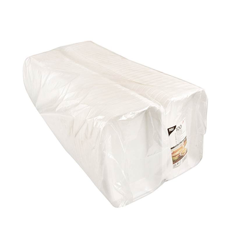 Comprar 100 Envases universal con tapa-bisagra 1800 ml 7,5 cm x 24 cm x 13,3 cm en Pepebar