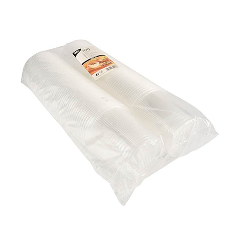 Comprar 100 Vasos transparentes redondos 500 ml Ø 10,1 cm · 10,3 cm en Pepebar