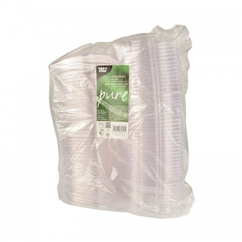 50 Recipientes transparentes con tapas bisagra 50 ml 3,1 cm x 16,1 cm x 13,2 cm Comprar 50 Recipientes transparentes con tapas bisagra 50 ml 3,1 cm x 16,1 cm x 13,2 cm en Pepebar