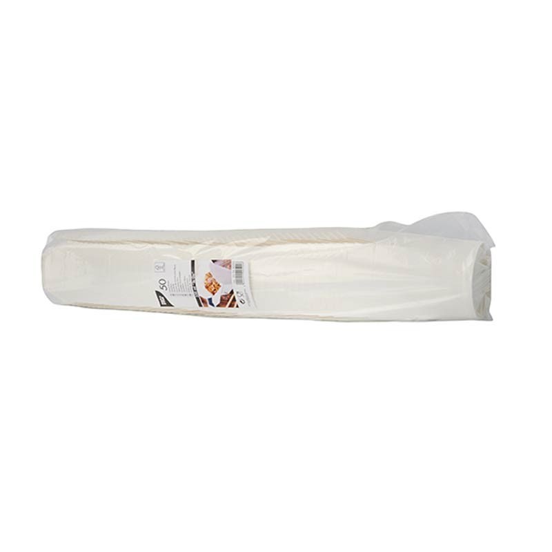 Comprar 50 Envases cuadrados de cartón de comida para llevar 550 ml 10 cm x 8,5 cm x 7,5 cm en Pepebar
