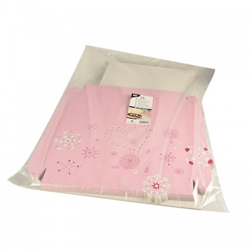 Comprar 15 Cajas de cartón cuadradas con tapa para tartas diseño floreado 30 cm x 30 cm x 13 cm en Pepebar