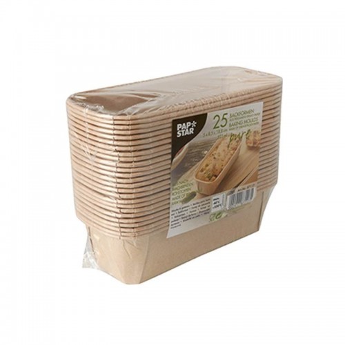 Comprar 25 Cajitas cuadradas para hornear 523 ml 5 cm x 8,5 cm x 18,8 cm en Pepebar