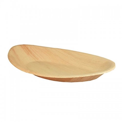 Comprar 25 Platos, Hoja de palma biodegradable gama Pure oval 26 cm x 17 cm x 2,5 cm en Pepebar
