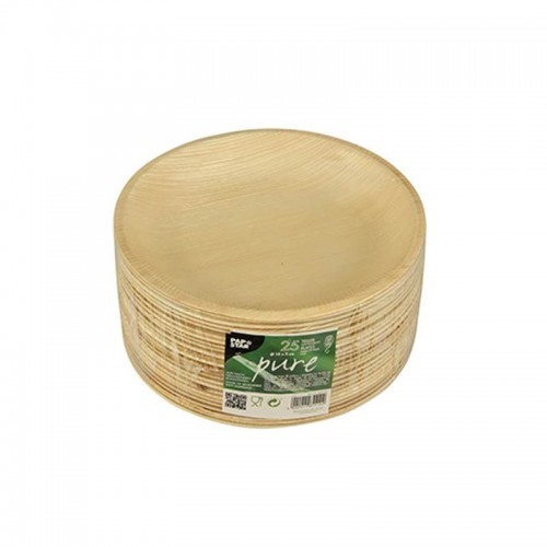 25 Platos, Hoja de palma biodegradable gama Pure redondo Ø 18,5 cm · 2,5 cm Comprar 25 Platos, Hoja de palma biodegradable gama Pure redondo Ø 18,5 cm · 2,5 cm en Pepebar