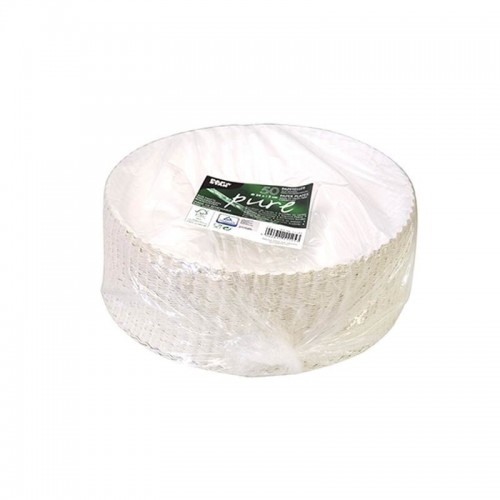 50 Platos, cartón biodegradable gama Pure redondo Ø 24 cm · 2 cm blanco Comprar 50 Platos, cartón biodegradable gama Pure redondo Ø 24 cm · 2 cm blanco en Pepebar