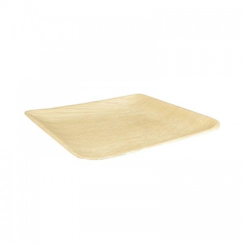 Comprar 6 Platos, Hoja de palma biodegradable gama Pure cuadrado 25,5 cm x 25,5 cm x 1,5 cm en Pepebar