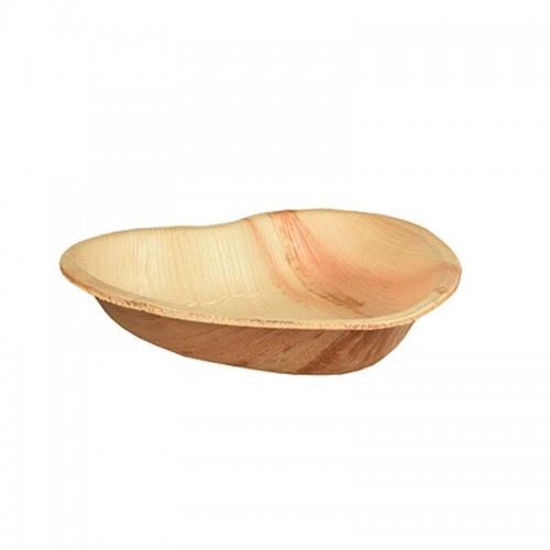 Comprar 25 Platos, Hoja de palma biodegradable gama Pure 15,5 cm x 3 cm Corazón en Pepebar