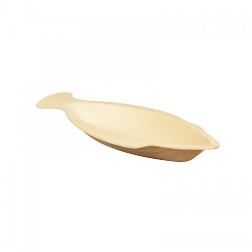 Comprar 25 Platos, Hoja de palma biodegradable gama Pure 24 cm x 11 cm x 2,5 cm Pescado en Pepebar