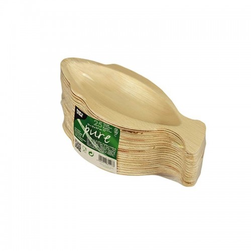 Comprar 25 Platos, Hoja de palma biodegradable gama Pure 24 cm x 11 cm x 2,5 cm Pescado en Pepebar
