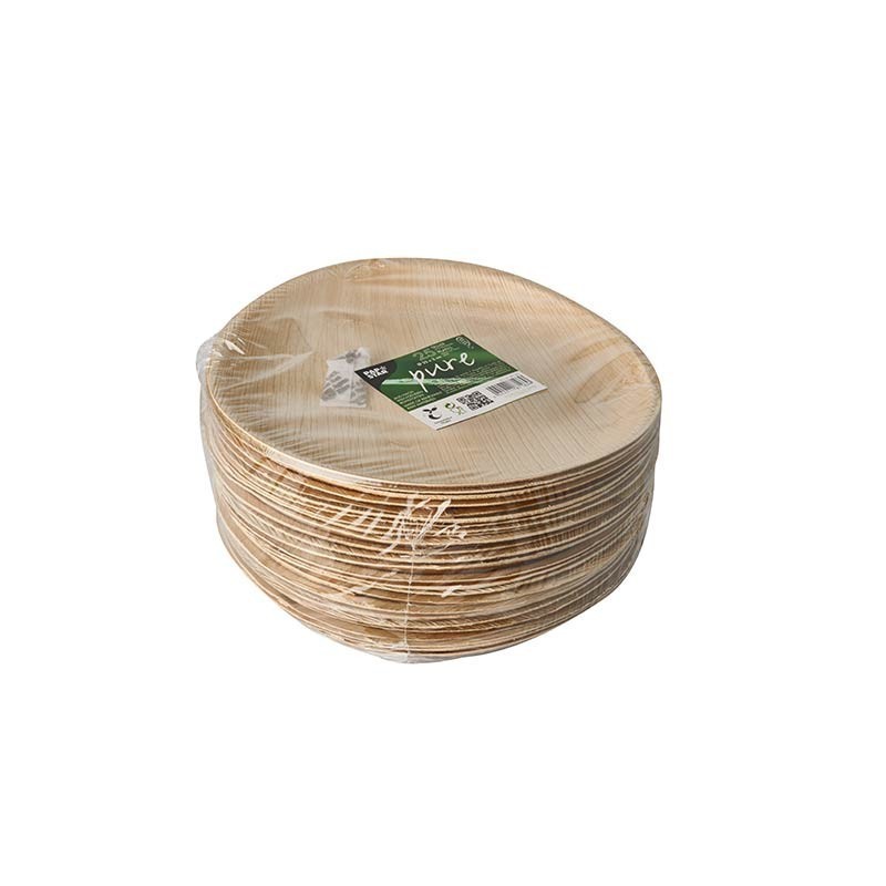 25 Platos, Hoja de palma biodegradable gama Pure redondo Ø 25 cm · 2 cm Comprar 25 Platos, Hoja de palma biodegradable gama Pure redondo Ø 25 cm · 2 cm en Pepebar