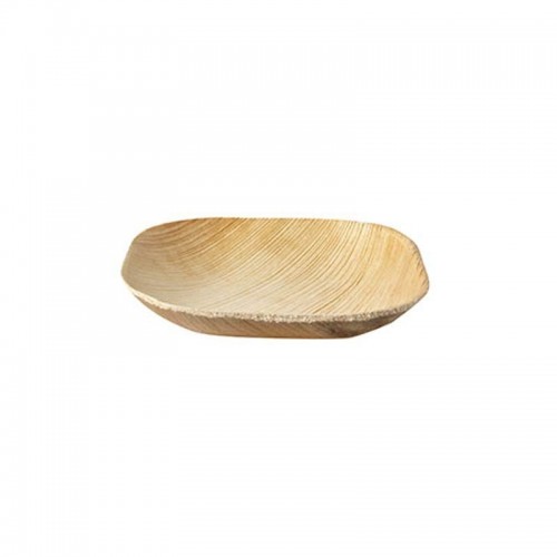 Comprar 25 Platos, Hoja de palma biodegradable gama Pure cuadrado 10 cm x 10 cm x 1,5 cm en Pepebar