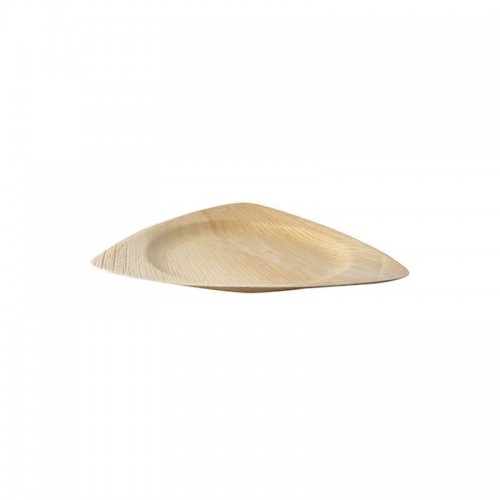 Comprar 25 Platos, Hoja de palma biodegradable gama Pure triangular 25 cm x 25 cm x 1,5 cm en Pepebar