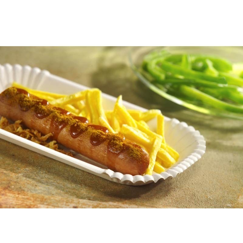 Comprar 100 Boles de cartón biodegradable gama Pure cuadrado 15 cm x 23 cm x 2 cm blanco en Pepebar