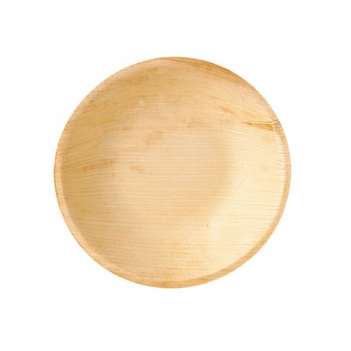 Comprar 25 Boles, Hoja de palma biodegradable gama Pure redondo 300 ml Ø 17,5 cm · 3,5 cm en Pepebar