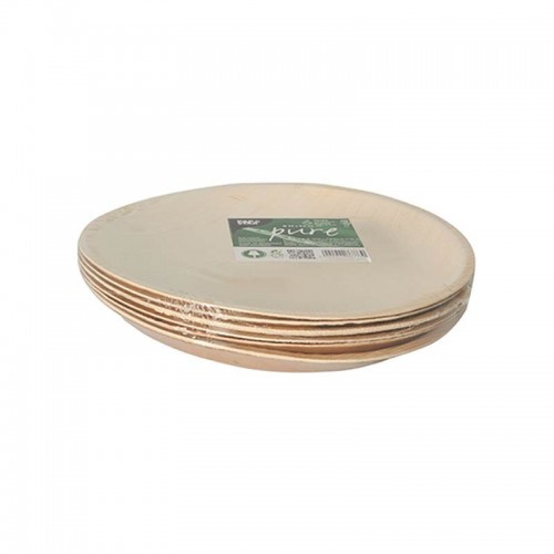 Comprar 6 Boles, Hoja de palma biodegradable gama Pure redondo 300 ml Ø 17,5 cm · 3,5 cm en Pepebar