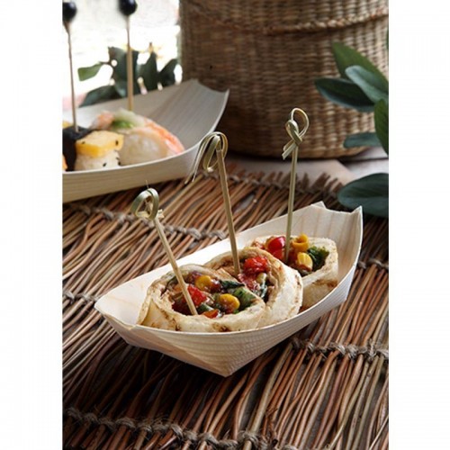 Comprar 50 Boles, madera biodegradable gama Pure 19 cm x 10 cm Barca en Pepebar