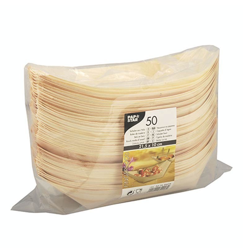 50 Boles, madera biodegradable gama Pure 21,5 cm x 10 cm Barca Comprar 50 Boles, madera biodegradable gama Pure 21,5 cm x 10 cm Barca en Pepebar