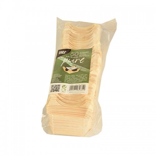 Comprar 50 Boles, madera biodegradable gama Pure cuadrado 2,5 cm x 6 cm x 6 cm en Pepebar