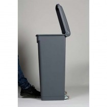 Cubo de basura polipropileno 90L con ruedas y opción de tapa color SO-1290-BASE Probbax - Pepebar Cubo de basura polipropileno 90L con ruedas y opción de tapa color SO-1290-BASE Probbax