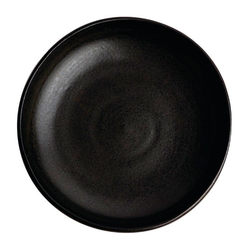 Comprar Plato redondo borde pequeño esmaltado Olympia Canvas 265 mm. Varios colores en Pepebar