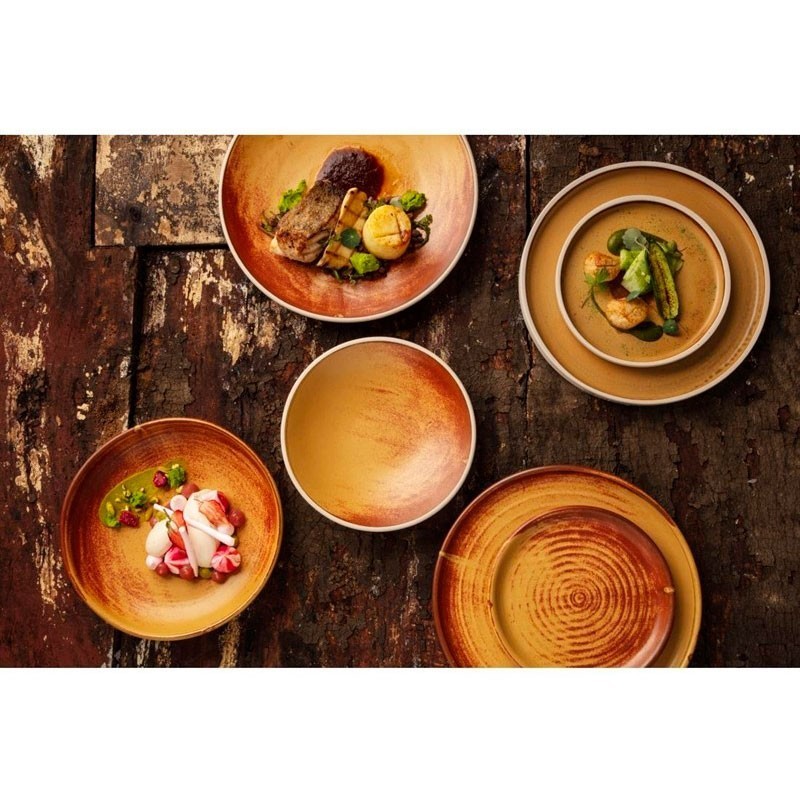 Comprar Plato redondo llano Olympia Canvas de 250 mm. Varios colores en Pepebar