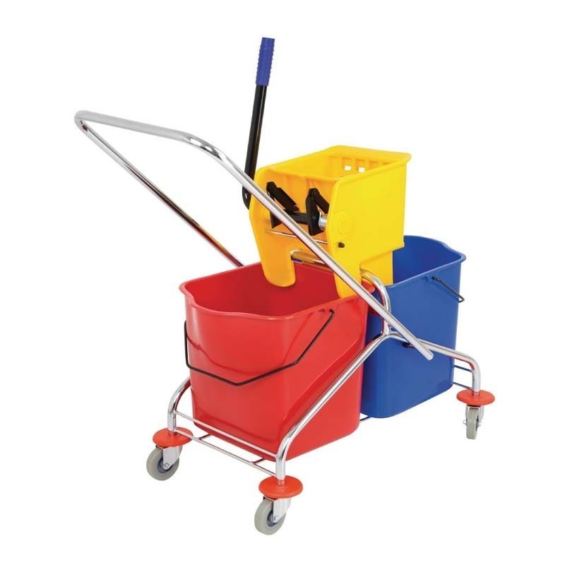 Comprar Carro friega-suelos doble con escurridor Jantex M880 en Pepebar