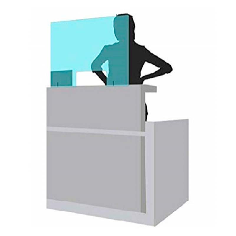 Mampara protectora de metacrilato ancho 100 cm alto 80 cm M1100 Comprar Mampara protectora de metacrilato ancho 100 cm alto 80 cm M1100 en Pepebar