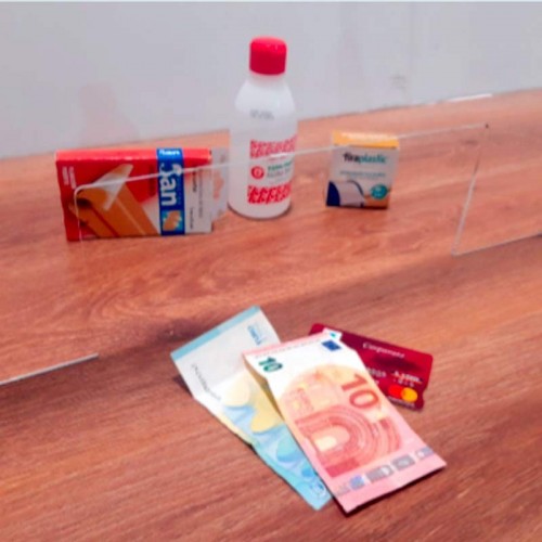 Comprar Mampara protectora de metacrilato ancho 120 cm alto 80 cm M1120 en Pepebar