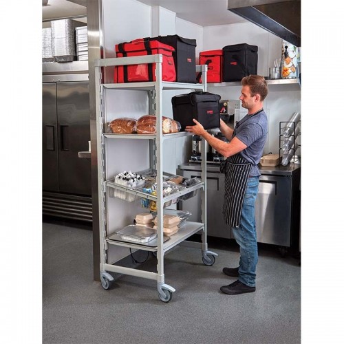 Comprar Bolsa de entrega plegable pequeña de Nailon 25,5 x 25,5 x 28 cm GBD101011-110 Cambro en Pepebar