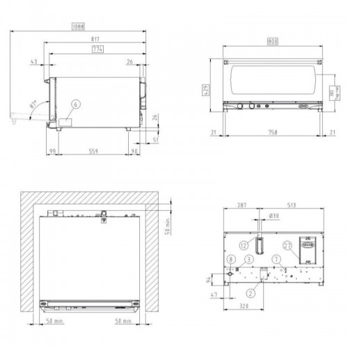 Comprar Horno convección panadería Unox Elena XFT183 en Pepebar