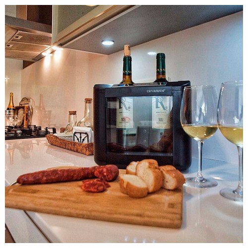 Comprar Vinoteca refrigeradora de barra horizontal 2 botellas OW002 en Pepebar