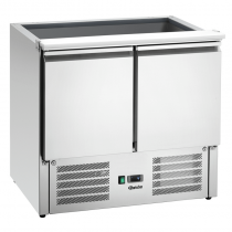 Saladette de preparación refrigerado para ingredientes 900T2 +GL Bartscher 200575 - Pepebar Saladette de preparación refrigerado para ingredientes 900T2 +GL Bartscher 200575 - Catálogo Bajo mostrador y mesas