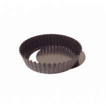 Molde para quiche acanalado profundo antiadherente 100mm Vogue GC988