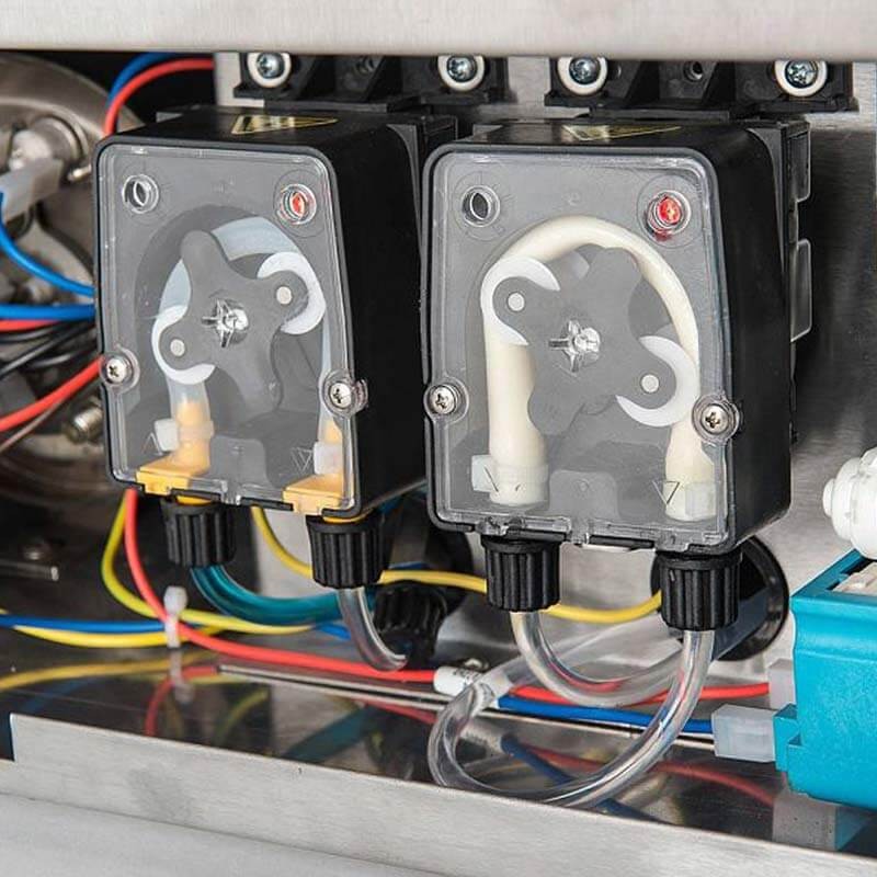 Comprar Lavavasos profesional 35x35 con dosif. detergente y bomba desagüe Stalgast 801351 en Pepebar