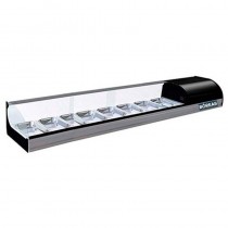 Vitrina expositora para tapas 8 cubetas GN 1/3 Bóreas VT175C8 - Pepebar Vitrina expositora para tapas 8 cubetas GN 1/3 Bóreas VT175C8 - Catálogo Vitrinas refrigeradas