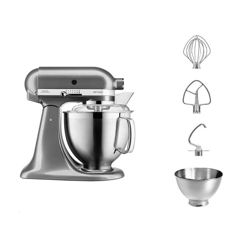 Comprar KitchenAid Artisan 5KSM185PSEMS Plata Medallón en Pepebar